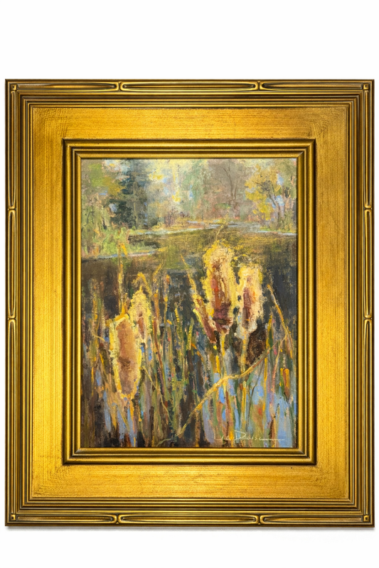 Cattails By The Pond